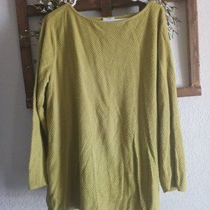 Women's J.Jill Long Sleeve Tunic Blouse Size Xlarge